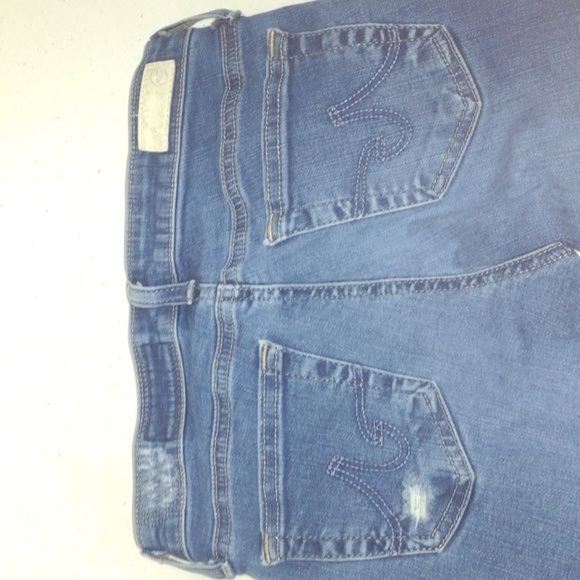 Ag the legging ankle super skinny ankle jeans size24R distressed jeans - Picture 10 of 12